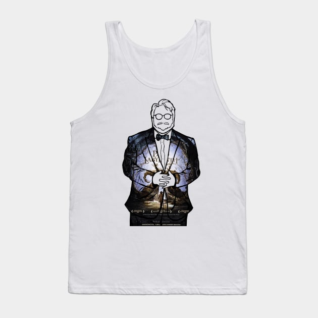 Guillermo Del Toro portrait ( Pan's Labyrinth) Tank Top by Youre-So-Punny